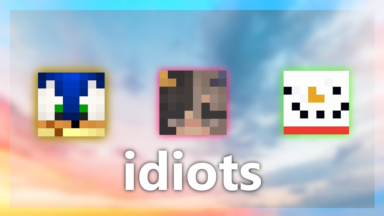 3 idiots with terrible mics play bedwars