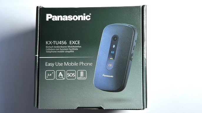 Teléfono Móvil Para Mayores Panasonic Corp. Kx-tu456exce 2,4 Lcd Bluetooth  Usb