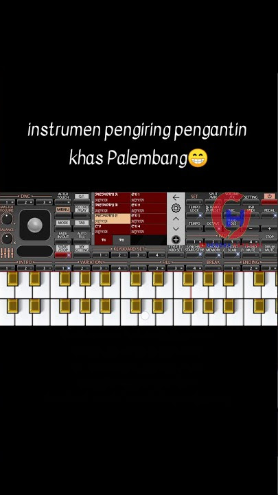 instrumen pengiring pengantin khas Palembang