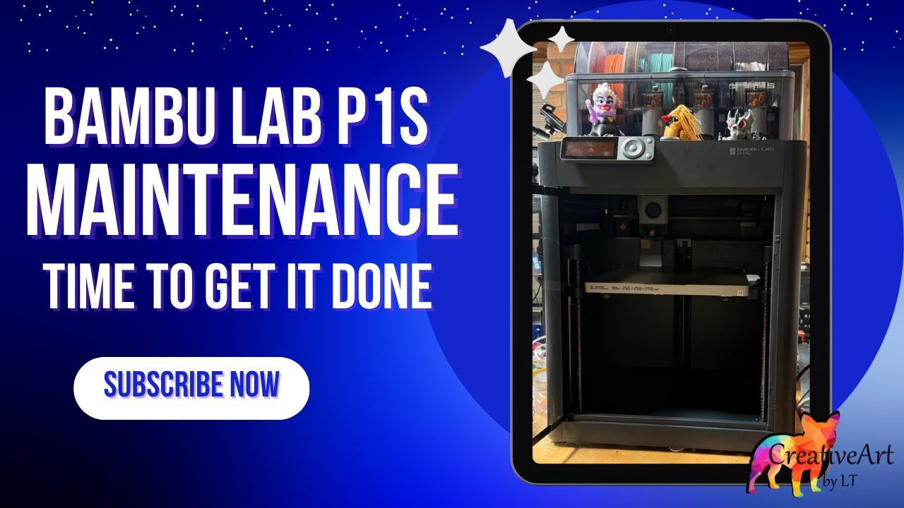 Bambu Lab P1S Maintenance Time - YouTube