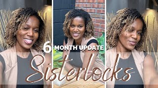 How To Prep Your Hair For Your Sisterlocks Establishment + 6 Month Sisterlocks Update | SRW