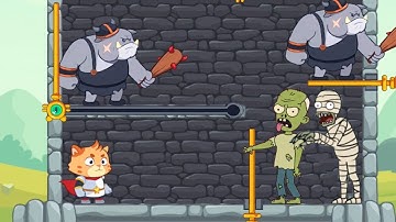 Rescue cat pin the pull | save the cat android, ios gameplay Part 10