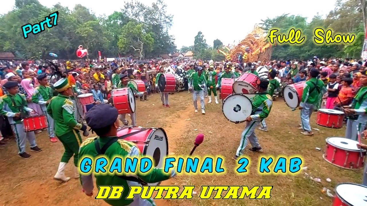 DB putra utama Show di acara grand final sepak bola antar kab semadura di lapangan barbara