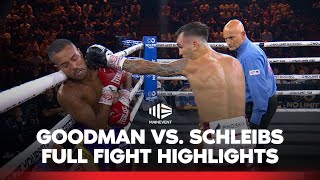 Sam Goodman vs Mark Schleibs - Full Fight Highlights ⚡🥊 I Main Event I Fox Sports Australia