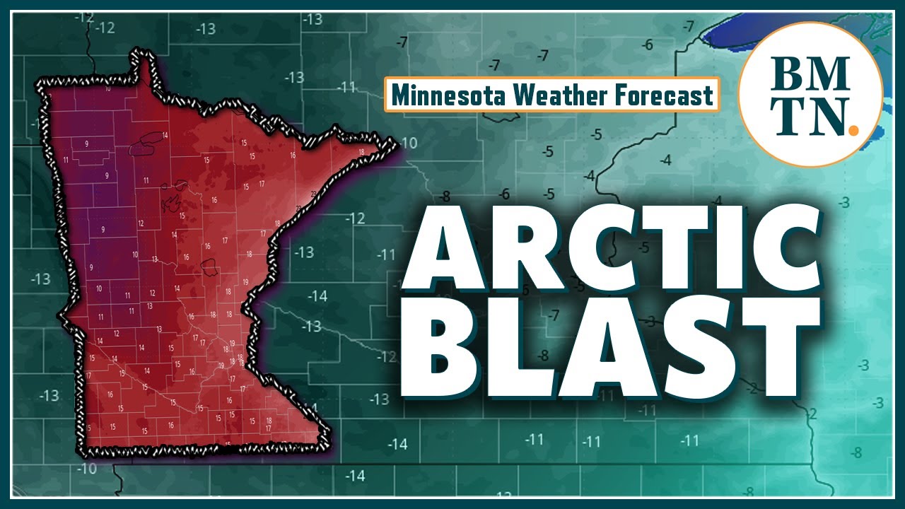 Arctic blast Thursday ahead of rapid warming into the weekend - YouTube