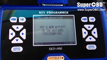 Program a LEXUS smart key by SKP-900 key programmer
