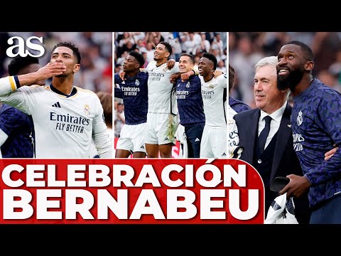 ASÍ HA 'CELEBRADO' el REAL MADRID la LIGA sin poder ir a CIBELES