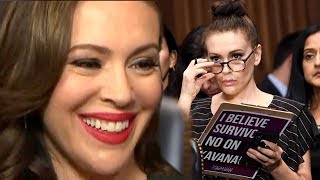What Alyssa Milano Was Thinking During Viral Kavanaugh Hearing Moment (Exclusive)