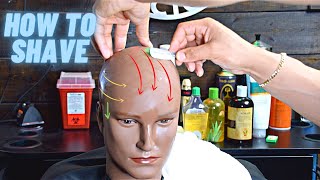 PERFECT FOLLOW ALONG BALD HEAD SHAVE! | STEP BY STEP TUTORIAL