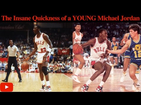 The Insane Quickness of a YOUNG Michael Jordan