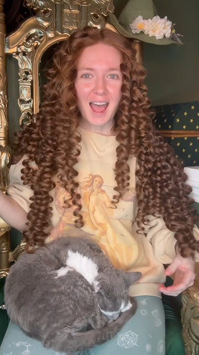  Curling super long hair with a TINY wand 😂 took like 3 hours 😮‍💨😮‍💨 # ...