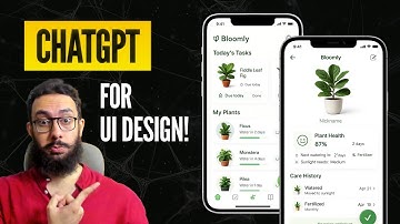 Design Stunning App UI with ChatGPT in SECONDS! (No Code, No Figma)