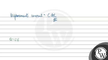 How would you establish an instantaneous displacement current of \(2 \mathrm{~A}\) in the space ....