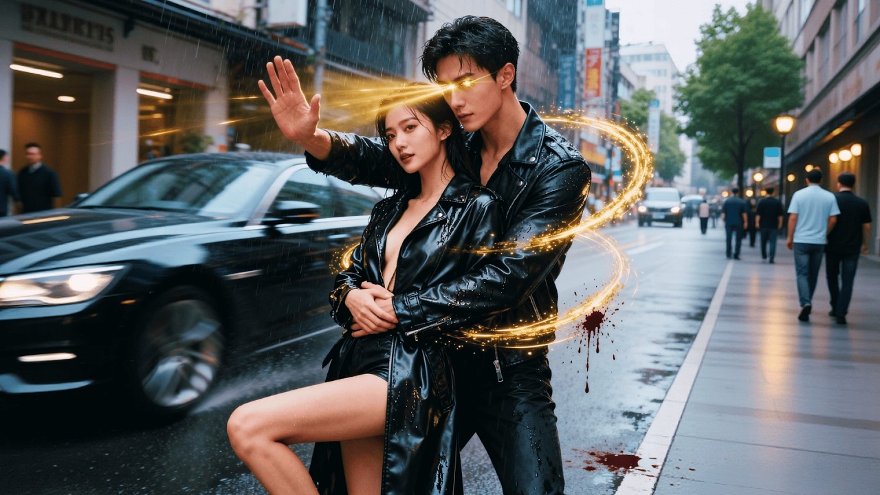 窮小子一隻手截停汽車救下女總裁，原來他竟是鎮守鎖妖塔三百年的戰神，女總裁一見鍾情非他不嫁！#短劇 #爽劇 #穿越 #重生