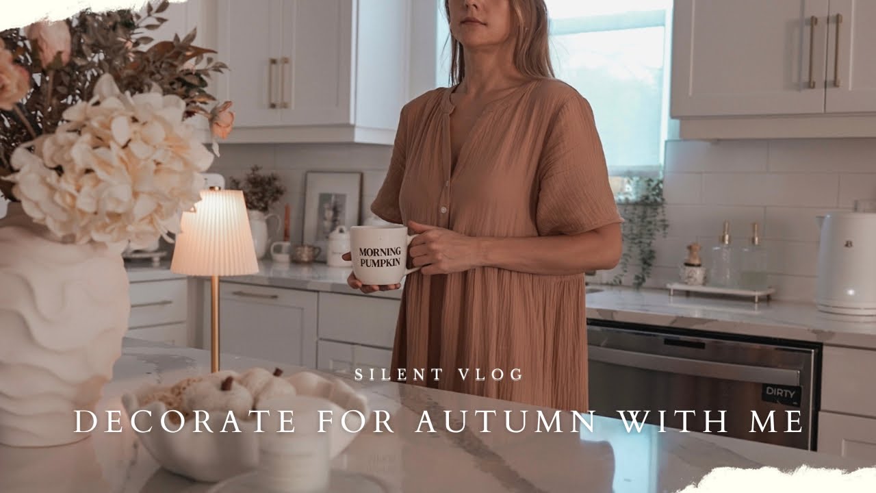 🍂Decorate for Autumn With Me | Fall Home Refresh | A Cozy Autumn Rainy Day [Slow Living Diaries]