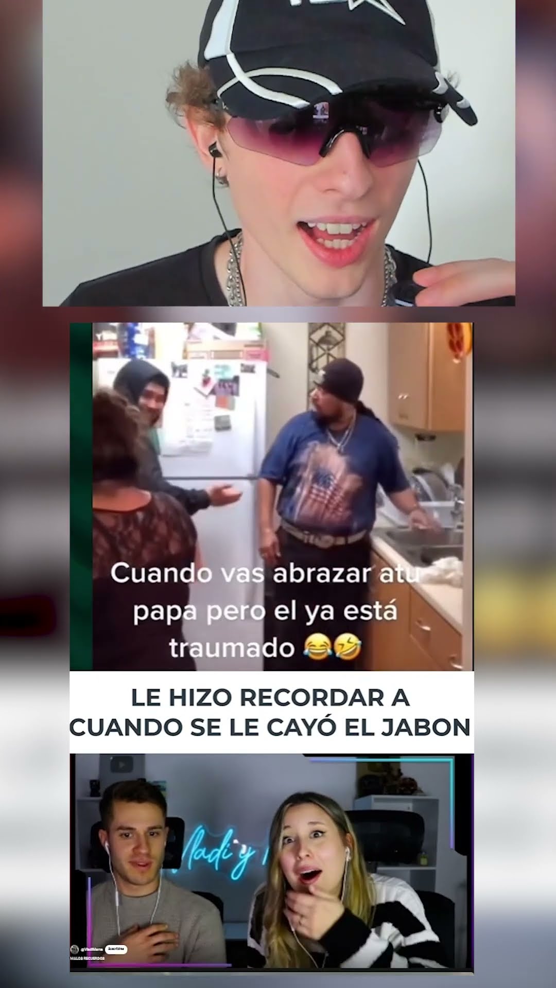 Abrazas a tu papá pero este ya está TRAUMADO?