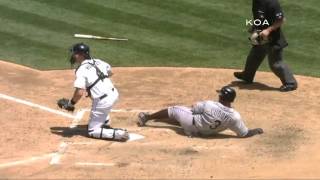 2012/05/09 Giambi's RBI double