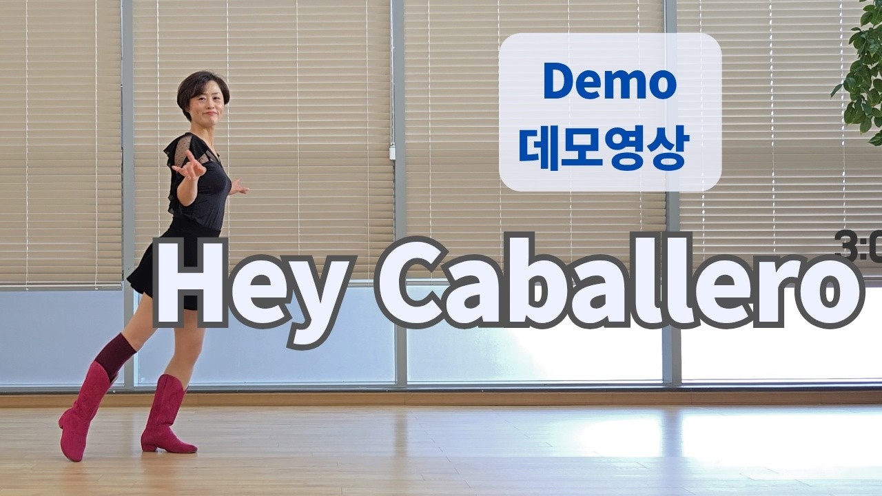 Hey Caballero Line Dance (Beginner) - Demo