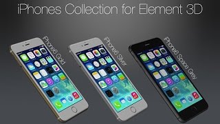 Element3D Apple iPhones Pack - 3DOcean