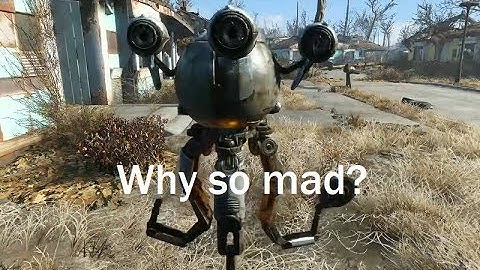 Fallout 4 I HATE robot settlers!!!!!!