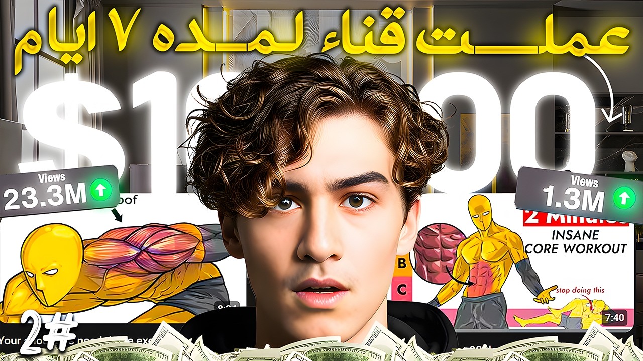 طريقتي الخاصة لإنشاء قناة رياضية ناجحة وتصدر نتائج البحث | بالذكاء الاصطناعي