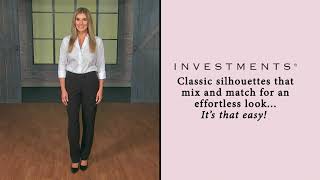 Investments Petite 5th Ave Pant