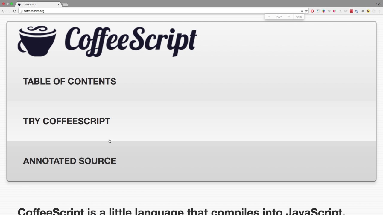 Coffeescript