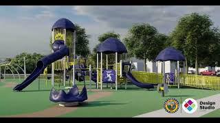 Walk through the future playground at Nennig Park