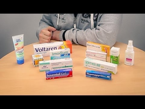 Medikamente für die Reiseapotheke