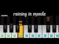 Raining in manila  lola amour  perfect piano app tutorial  easy piano  ish2001