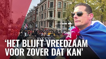 Paar duizend demonstranten Museumplein lopen mars