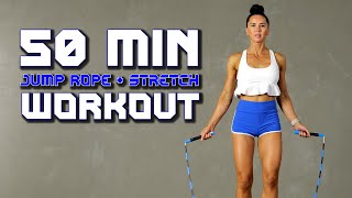 50-Minute Jump Rope Skipping Workout - GET LEAN FEEL GREAT