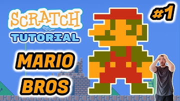 How to Make a SUPER MARIO BROS (SCROLLING PLATFORMER) GAME in Scratch 3.0 - Tutorial #1