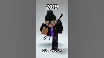 My Roblox Avatar Evolution.. 🤑😳 #roblox #shorts