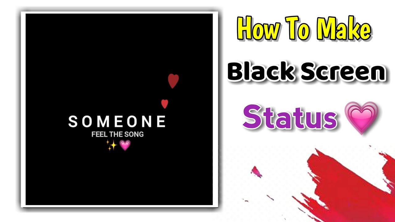 How To Make Trending Black Screen Whatsapp Status Videos How To Make Trending Whatsapp Status