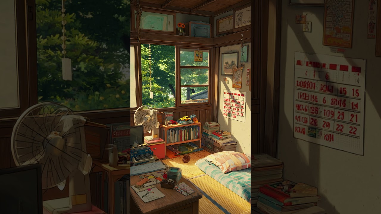 昭和の子供部屋｜夏休みの昼下がり｜cozy room - YouTube