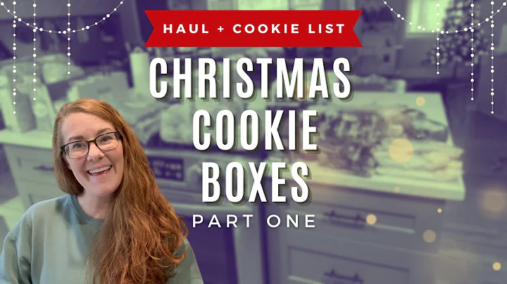 2023 CHRISTMAS COOKIE BOXES || part 1|| grocery haul & cookie list