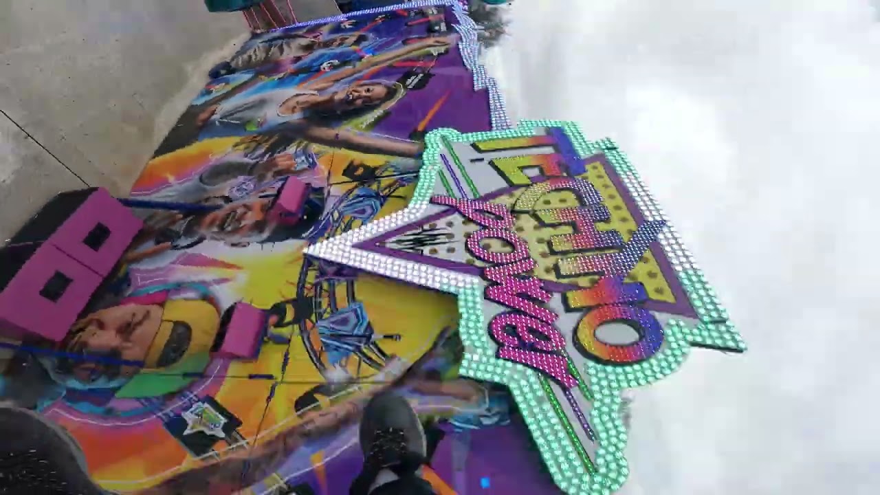 Matějská pouť 2026 (zahájení) - ATRAKCE TECHNO POWER ZA JÍZDY / ATTRACTION TECHNO POWER ON-RIDE