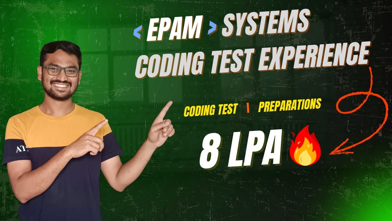 🚨 EPAM Coding Test 2025 Update | Big News for Freshers | Test Pattern + Important Tips | Don’t Miss