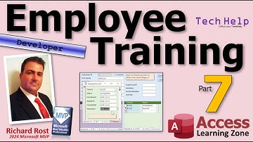 Tracking Employee Training and/or Certifications in Microsoft Access, Part 7
