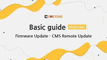 [Basic guide] NVR/VMS - Firmware Update - CMS Remote Update