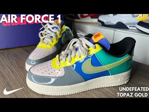 UNDEFEATED X NIKE AIR FORCE 1 LOW SP - SMOKEGREY/ GOLD/ MULTI – Undefeated