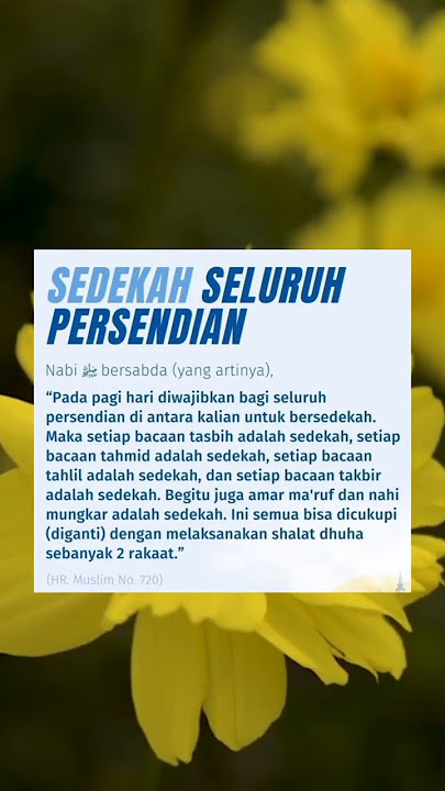 Sedekah seluruh persendian#shorts #islam #islamic #shortfeed #shortvideo #story