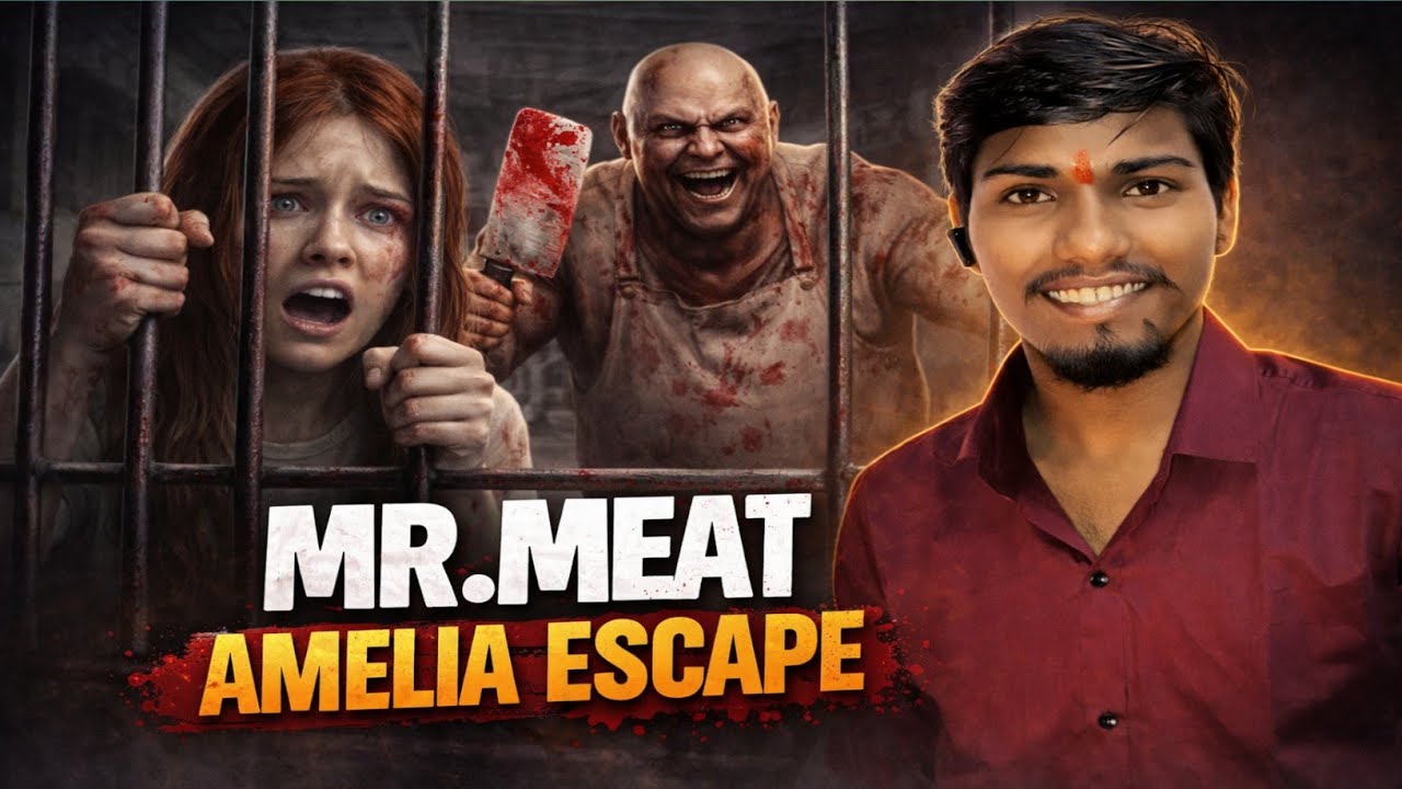I FINALLY SAVED AMELIA FROM THE MR. MEAT. ||  and my first  gaming video in YouTube 