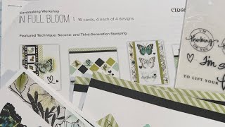 CTMH IN FULL BLOOM Card Kit