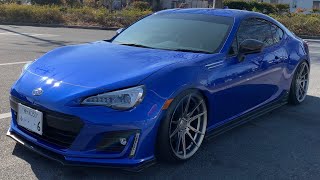 【SUBARU BRZ‼️シンプルカスタム】レクサスLSオーナー様が所有するBRZを見てみた‼️ 道の駅 花園プチMT 2019.02.17