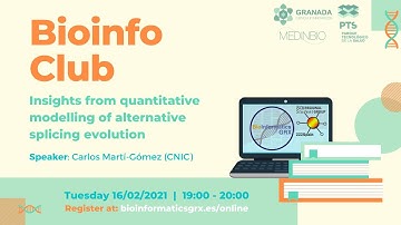 Insights quantitative modelling of alternative splicing evolution | BioInformaticsGRX - RSG Spain