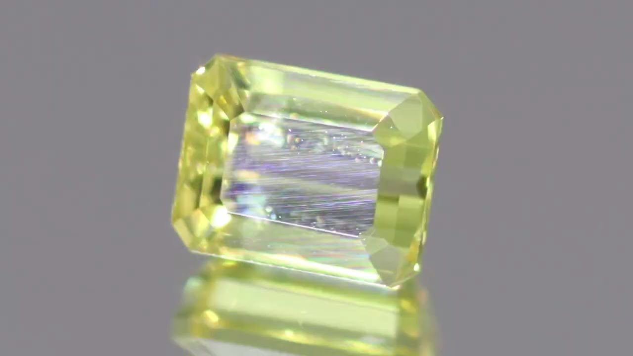 天然イエローサファイア 0.43ct【非加熱】マダガスカル 日独ソ付