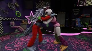 FNAFSB Roxanne wolf VS Glamrock Chica Short judo training 