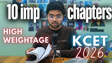 Maak je een GROTE fout door deze KCET COMEDK-hoofdstukken te negeren?